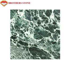 2021 Marble in guangzhou green marble flooring design verde issogne marble stone for living room countertop