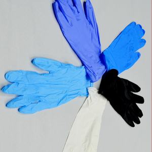Guantes de examen de polvo sin nitrilo azul baratos guantes de mano de Malasia - Product Image 6