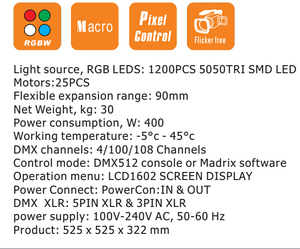 Lampu Matriks LED Dekoratif 3D RGB Kinetic Video Display LED Dinding - Product Image 5