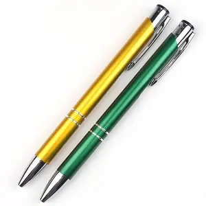 Promotional Aluminum Retractable Mechanical Metal Ballpoint Pen, Custom Your Logo and Brand