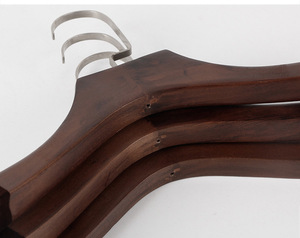 SHOP Best Womens Old Premium vintage abrigo pantalón <span class=keywords><strong>usado</strong></span> armario ropa de madera percha flocado - Product Image 3