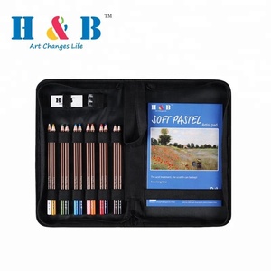16 unids pastel lápiz dibujo de arte con bolsa de nylon - Product Image 2