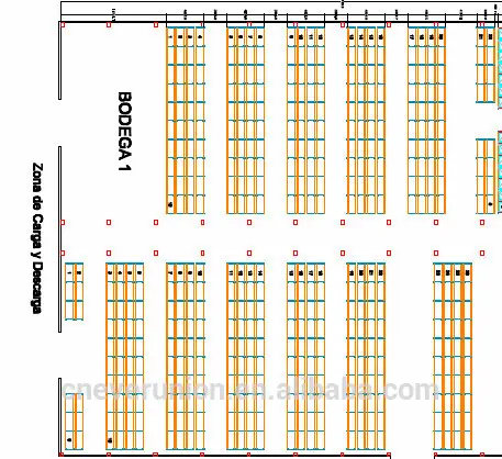 Rack de Armazenamento do armazém, Rack De Soldagem, O Projeto de Layout de Armazém