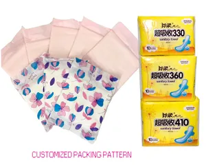 Factory Supply Negative The Sanitary Pads Super Soft Cotton Disposable Top Layer Material for Choose Breathable Disposable