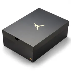 Custom made cardboard shoes box rigid box for shoes packaging