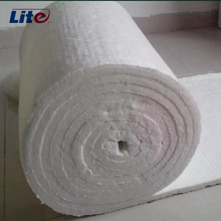 High Temperature Fireproof Ceramic Fiber Wool Heat Insulation Blanket for Industrial Furnaces