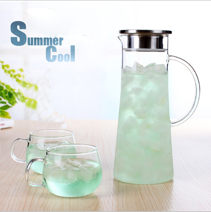 High borosilicate glass kettle large capacity glass cold water juice glass