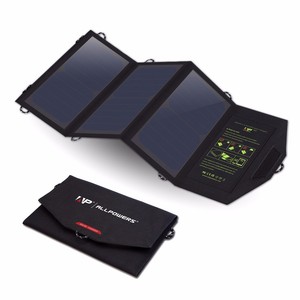 Allpowers 21 W bolso solar portátil recorrido al aire libre plegable del panel solar del cargador para el teléfono móvil - Product Image 3