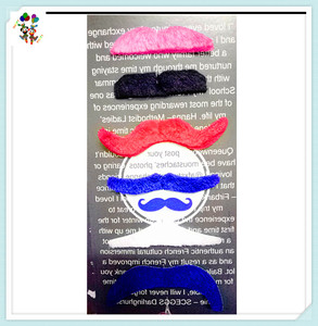 Déguisement de fête d'halloween, pas cher, élégant, noir en peluche, <span class=keywords><strong>moustache</strong></span> drôle, HPC-2828 - Product Image 6