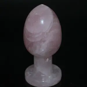 Natural Mini rose crystal dildo with yoni eggs ,artificial penis masturbator for female