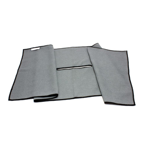 Serviettes de <span class=keywords><strong>golf</strong></span> brodées avec logo central, OEM, douces, pour l'extérieur, avec crochet, en microfibre gaufrée, serviettes de sport pour le <span class=keywords><strong>golf</strong></span> - Product Image 2