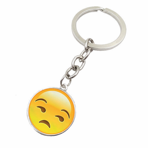 Les porte-clés en métal faits sur commande de emojis mignons forment des keychains à vendre - Product Image 2
