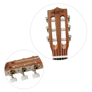 Prix de gros, marque Aiersi, OEM, petite guitare-ukulélé de 28 pouces, 6 cordes, ukulélé hawaïen, instruments de musique à vendre - Product Image 5
