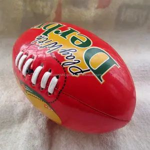 Size 5 4 3 2 1 machine stitch high quality pvc Pu Leather Customized Logo Australia rules football Aussie football AFL football