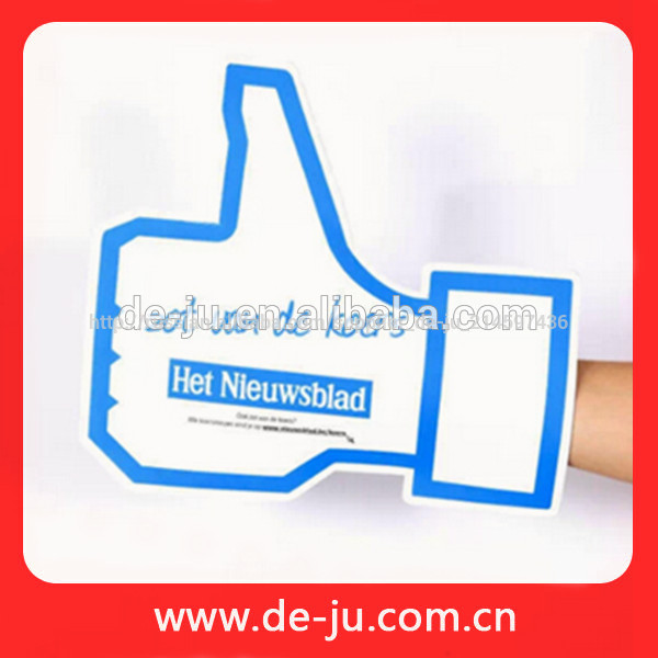 EVA Sports Fans Encourage EVA Cheer For Competitor PU Sponge Foam Finger Foam Hand