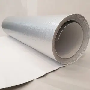 Отражающая холодная изоляция алюминиевая фольга пленка плетеная полиэтиленовая фольга рулон