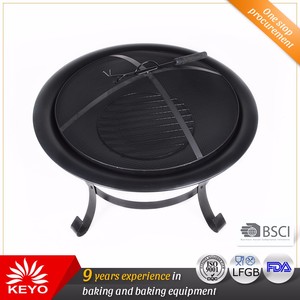 Calentador de fuego para exteriores de 24 pulgadas, diseño antiguo, pozo de fuego de carbón ardiente de madera - Product Image 3