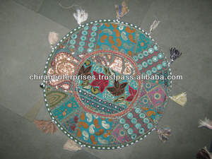 Furniture Home Stool & Ottoman Pouf Round Bohemian Meditation Mandala Ottoman Cover <b>Cushion</b> Pillows Floor <b>Large</b> Living Room - Product Image 2