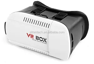 VR BOX 3D video Vetri Realtà Virtuale Auricolare per Moives 3D E Giochi di Sostegno Del Telefono mobile vr occhiali 3d
