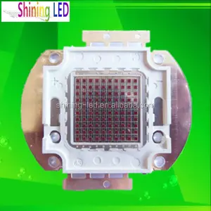 Para plantas de 10W 20W 30W 40W 50W 60W 70W 80W 90W 100W 650nm-670nm cob LED chip 660nm foto rojo profundo