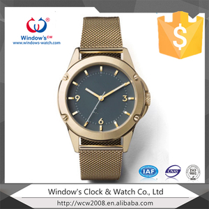 Gold plated watch bracelet with sphere's enamel personalized - Product Image 1