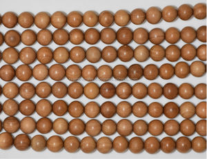Collier Mala bouddhiste en bois de santal chaîne perlée religieuse pour fêtes et cadeaux bijoux en bois - Product Image 2