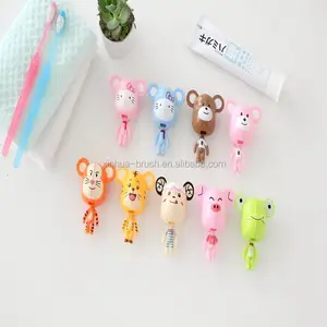 China supplier animal shape cartoon colorful novelty hanging kids toothbrush holder