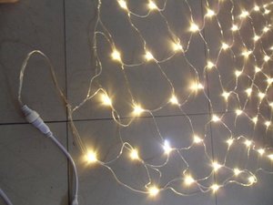 Guirnalda de luces <span class=keywords><strong>LED</strong></span> de malla, tamaño personalizado, para ventana, cortina, Navidad, fiesta, boda, vacaciones - Product Image 5