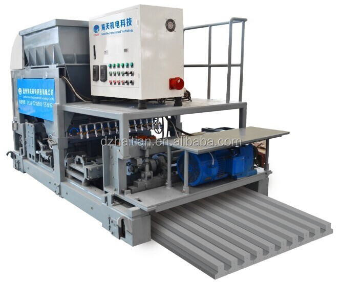 Сборный бетонный Т-образный луч, машина для изготовления блоков, полый сердечник, плита, экструзия для системы напольного покрытия