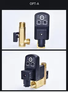 2 Way Valve 2/2 Way Water Auto Drain Solenoid Valve With Timer OPT-A/OPT-B