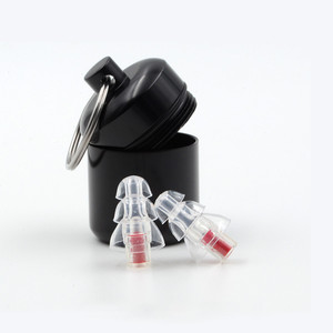 Protection auditive anti-bruit, bouchons d'oreilles en silicone pour la <span class=keywords><strong>musique</strong></span> avec filtre - Product Image 1