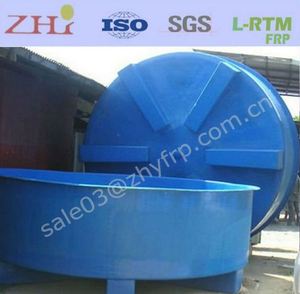 Piscines en fibre <span class=keywords><strong>de</strong></span> verre FRP d'occasion, équipement <span class=keywords><strong>de</strong></span> pisciculture en plastique Ras pour la vente - Product Image 5