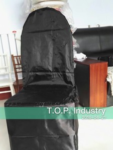 <strong>BLACK</strong> FITTED <strong>CHAIR</strong> <strong>COVER</strong> - Product Image 2