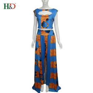 H & D Top Alibaba Mujer Africana Partido de las muchachas de la <span class=keywords><strong>ropa</strong></span> más tamaño vestido de noche al por mayor - Product Image 2