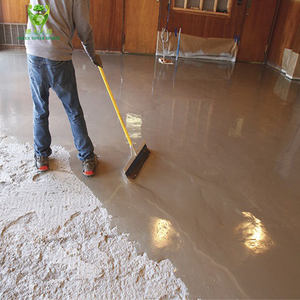 Ciment autolissant polymère pour sols, couche de recouvrement cimentaire, mastic de remplissage pour fissures de béton, pour sols sportifs et usage résidentiel - Product Image 1