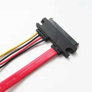 Cáp SATA 22pin Sang SATA 7pin Góc Phải 4pin