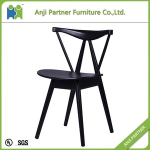 2017 últimos diseños silla de madera de <span class=keywords><strong>haya</strong></span> con asiento pu sillón reclinable de madera (Emma) - Product Image 1