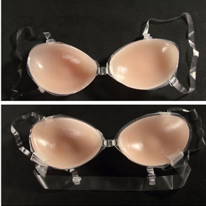 Hot sexy <span class=keywords><strong>invisible</strong></span> silicone <span class=keywords><strong>soutien</strong></span> - gorge pour maillot de bain - Product Image 1