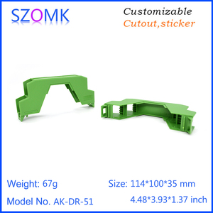 New ABS nhựa Din Rail IP54 năng lượng mét nhà ở cung cấp điện bao vây mô hình AK-DR-51 - Product Image 5