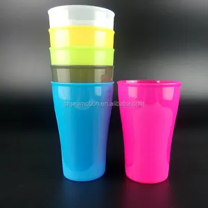 Ausgefallene PP Cup Bunte Neon Plastik becher