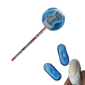 Aiguisoir à crayons <span class=keywords><strong>rond</strong></span>, en plastique, OEM, avec gomme - Product Image 3