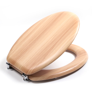 Bofan TM51-002 stratifié Moulé en bois d'acajou à fermeture lente orange <span class=keywords><strong>vide</strong></span> couverture de siège de toilette garnitures de siège des toilettes - Product Image 2