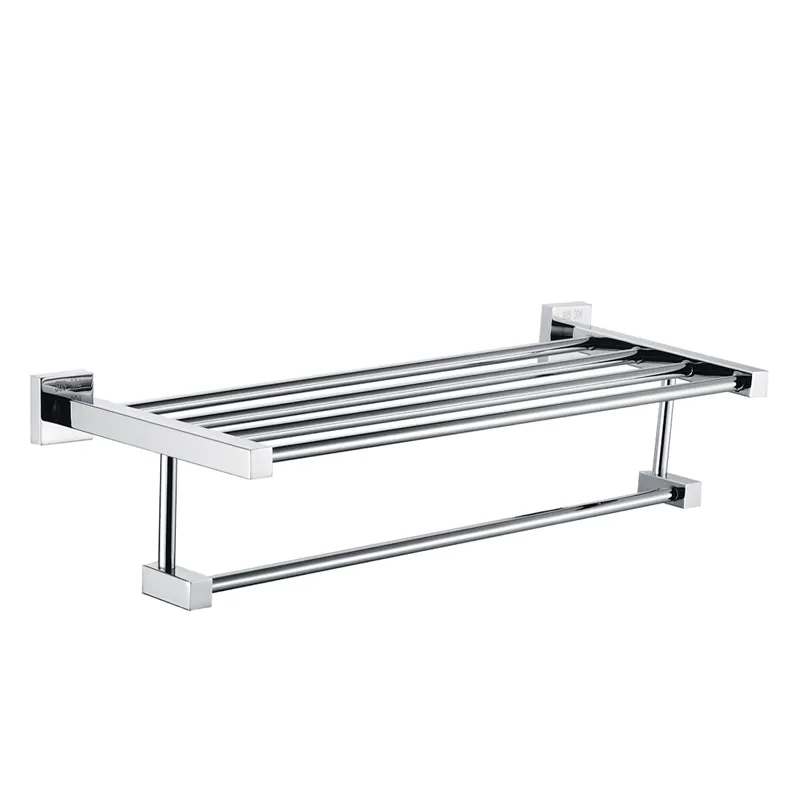 Stainless steel 304 square base towel rack bathroom accessories