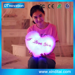 Herz Ich liebe dich Licht Bunten Kissen für Valentinstag - Product Image 3