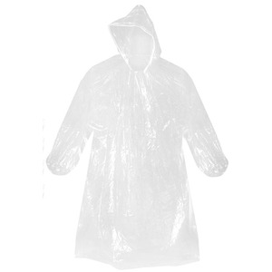 Chubasquero desechable con capucha de cordón Estilo moderno de PE para niños y niñas Tours al aire libre - Product Image 2