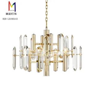 wholesale big luxury modern led lighting crystal chandelier for hotel