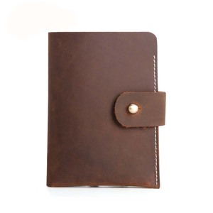 Portafoglio Vintage in Vera Pelle Crazy Horse Marrone per <span class=keywords><strong>Uomo</strong></span>, RFID, Prezzo di Fabbrica, Logo Personalizzabile, Chiusura Aperta, Regalo per la Festa del Papà - Product Image 1