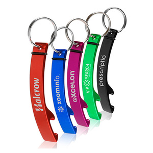 Regalo de la promoción de aluminio anodizado botella de botella abridor llavero - Product Image 1