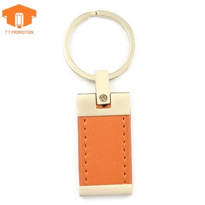 定制新产品营销礼品促销压花皮革钥匙扣 - Product Image 3