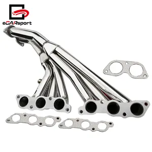 ECARsport Header Knalpot Stainless Steel, Manifold Header Stainless Steel Performa Tinggi untuk 01-05 untuk Lexus IS300 2JZ-GE